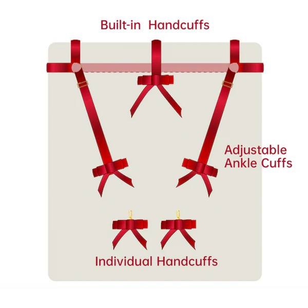 Upko pasy do łózka Bowknot Bed Restraint Straps