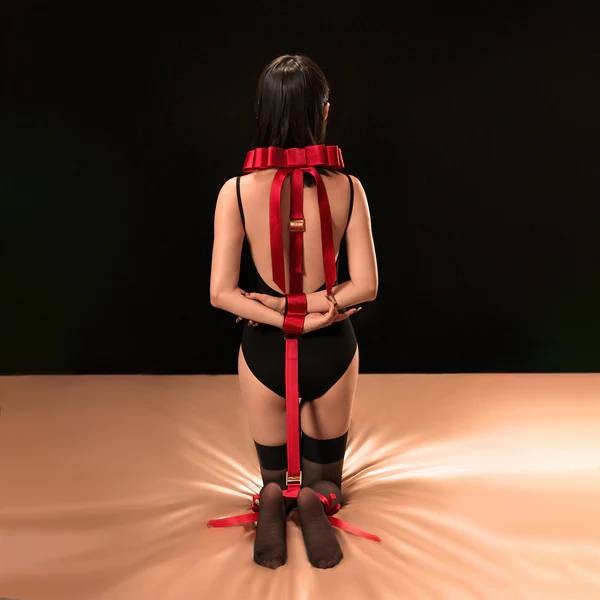 Upko uprząż Bowknot Hogtie Portable Bondage Gear