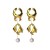 Upko luksusowe klamerki na sutki "Moist Eyes" Pearl Nipple Clamps