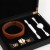 LOCKINK zestaw knebli Ball-Gag & Gag-Bite Set Brown