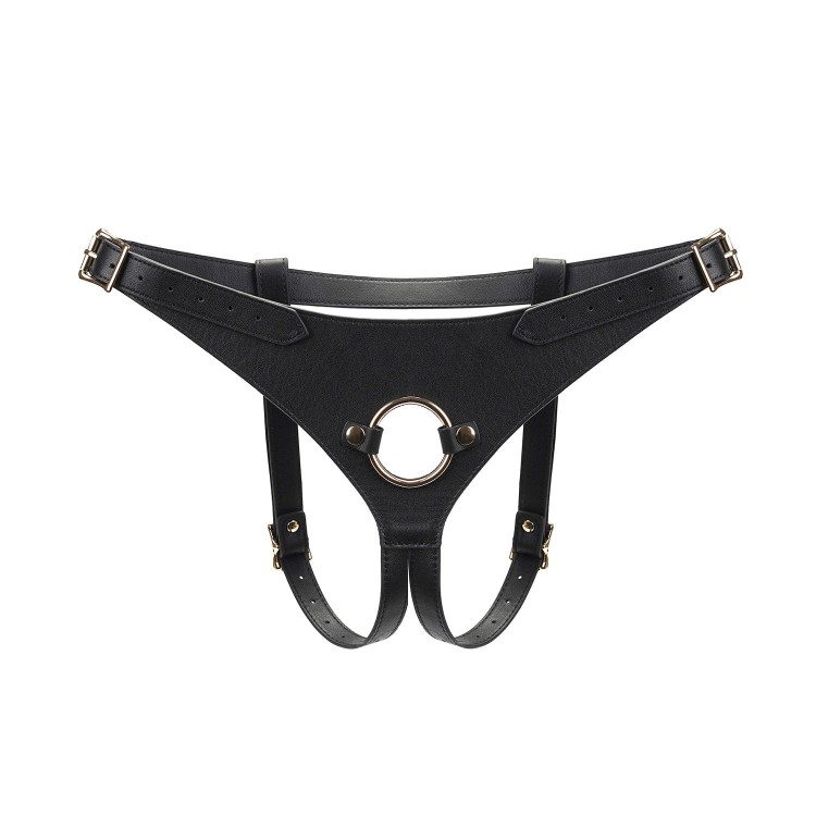 Liebe Seele uprząż Dark Secret Deluxe Leather Strap On Harness
