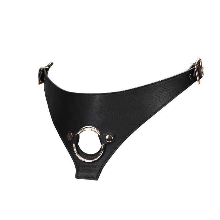 Liebe Seele uprząż Dark Secret Deluxe Leather Strap On Harness