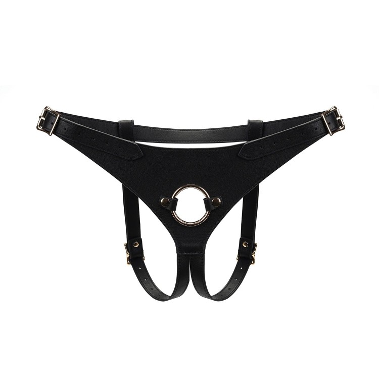 Liebe Seele uprząż Dark Secret Deluxe Leather Strap On Harness