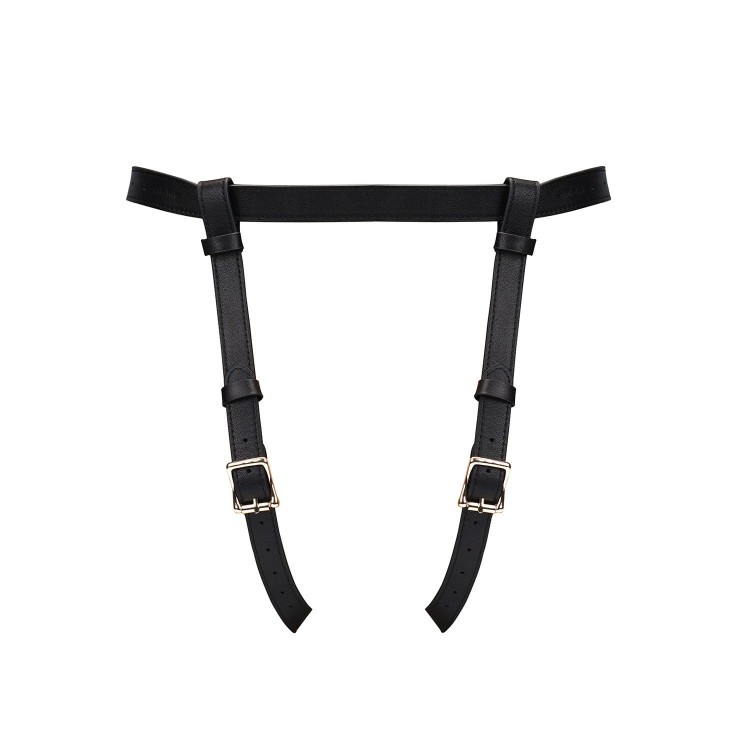 Liebe Seele uprząż Dark Secret Deluxe Leather Strap On Harness