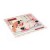 Liebe Seele szpicruta Kinbaku Ukiyoe Red Rosy Leather Mini Crop