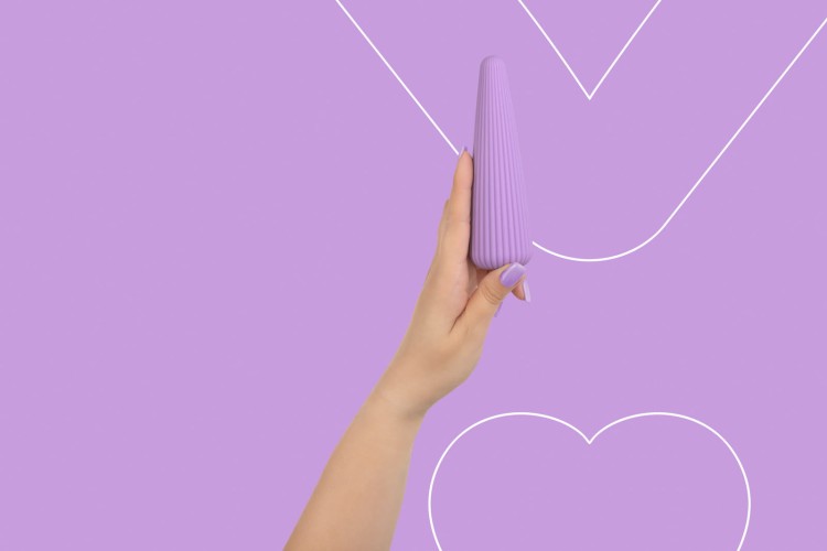 Masażer intymny FairyGasm IcyCone Violet
