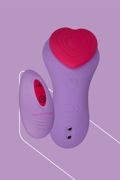 Masażer intymny FairyGasm HeartGem Violet