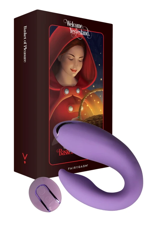 Wibrator dla par FairyGasm PleasureBerry Violet
