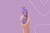 Wibrator dla par FairyGasm PleasureBerry Violet