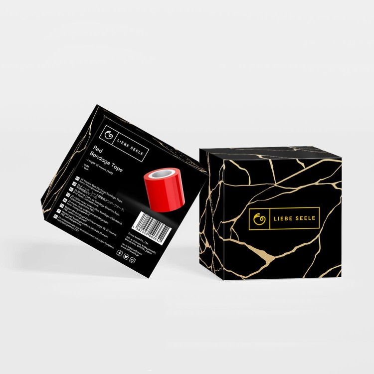 Liebe Seele taśma do krępowania 25m Long Bondage Tape Red