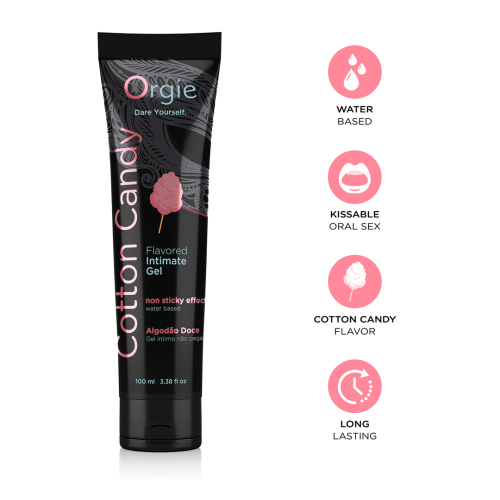 LUBRYKANT LUBE TUBE COTTON CANDY 100 ML