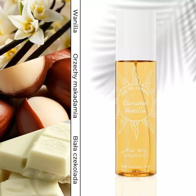 Neness mgiełka Sol de Verano Carmel Vanilla - nuty gourmand,  200ml
