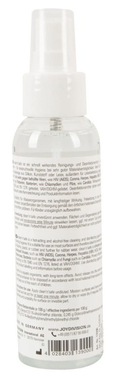 Spray do dezynfekcji akcesoriów  Clean'n'Safe 100 ml