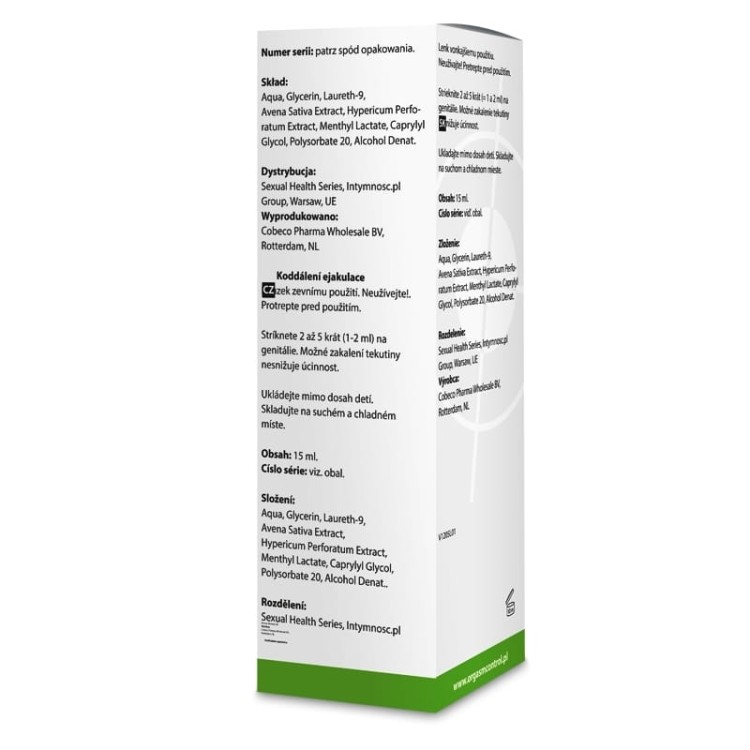 Orgasm Control spray 15ml - zwiększa wytrzymałość