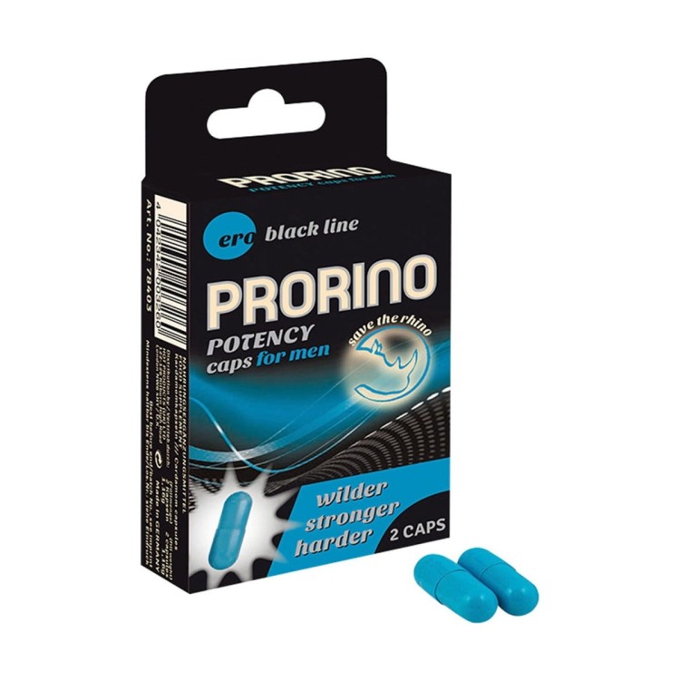 Suplement diety na potencję Potency Caps for men 2tabs PRORINO - fundament męskiej  mocy