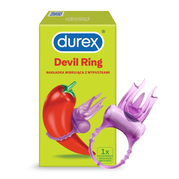 Durex Play Little Devil - nierówna powierzchnia  dla ciekawszych doznań