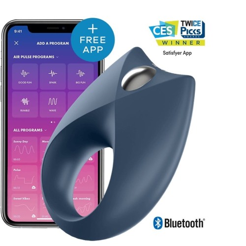 Satisfyer Royal One Ring incl. Bluetooth and App - Królewska rozkosz dla dwojga