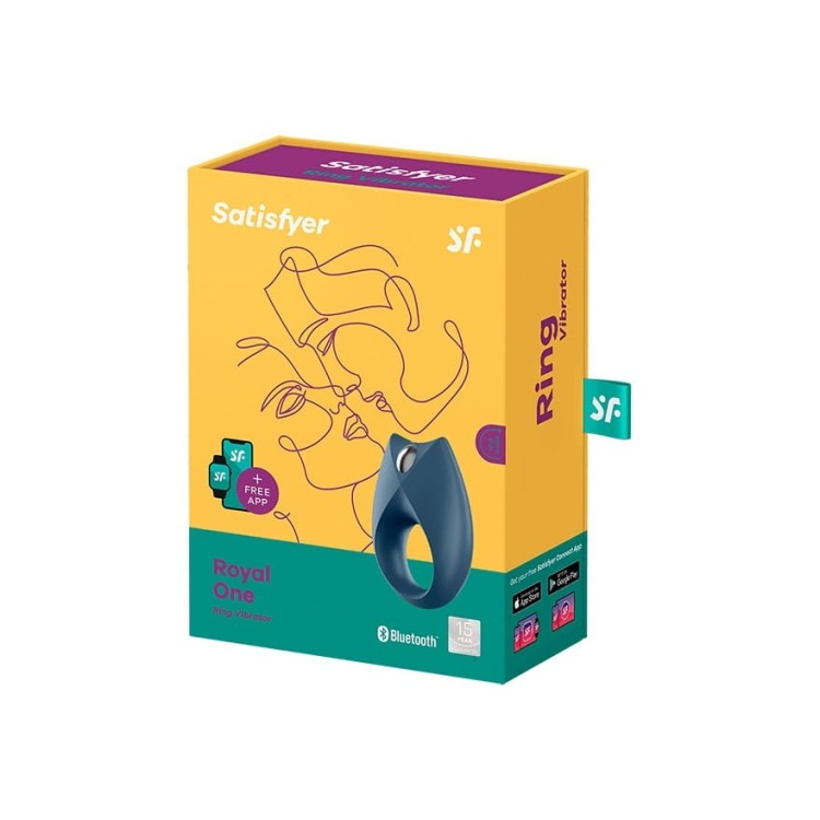 Satisfyer Royal One Ring incl. Bluetooth and App - Królewska rozkosz dla dwojga