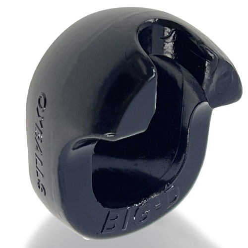 Big-D Shaft Grip Cockring Black - obejmuje  całą męskość dla lepszych oczuć