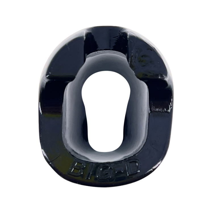 Big-D Shaft Grip Cockring Black - obejmuje  całą męskość dla lepszych oczuć
