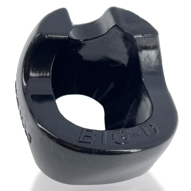 Big-D Shaft Grip Cockring Black - obejmuje  całą męskość dla lepszych oczuć