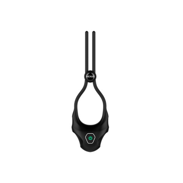 Pierścień Forge Vibrating Lasso Silicone Cock Ring Nexus - pulsujący pierścień, który wzmacnia, stymuluje i uwalnia potencjał
