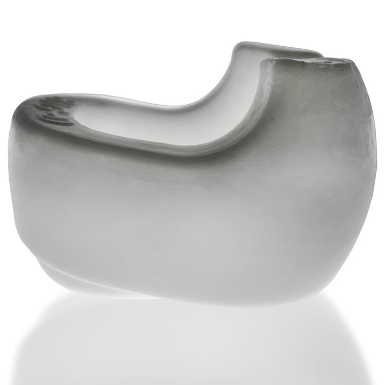 Oxballs - Big-D Shaft Grip Cockring White - dla tych, którzy pragną wzbogacić swoje doznania