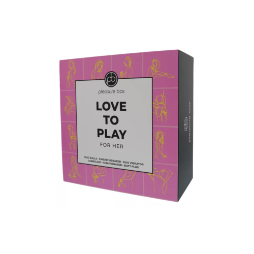 Pleasure Box Love To Play - Zestaw dla niej, bo przyjemność to coś, co warto odkrywać powoli… i namiętnie.