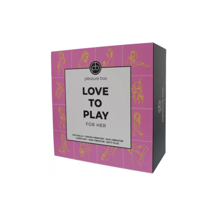 Pleasure Box Love To Play - Zestaw dla niej, bo przyjemność to coś, co warto odkrywać powoli… i namiętnie.