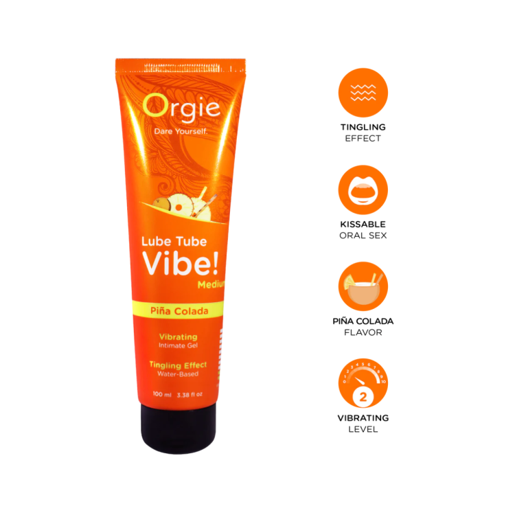 lubrykant jadalny Lube Tube Vibe! Medium Pina Colada 100ml