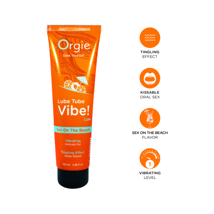 lubrykant jadalny Lube Tube Vibe! Low Sex on the Beach 100ml