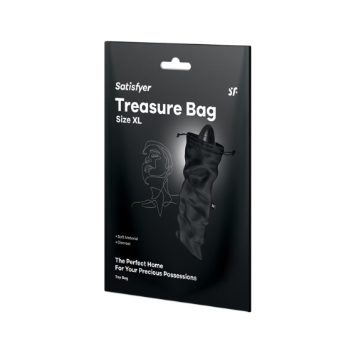 Treasure Bag XL black - woreczek do przechowywania intymnych akcesoriów