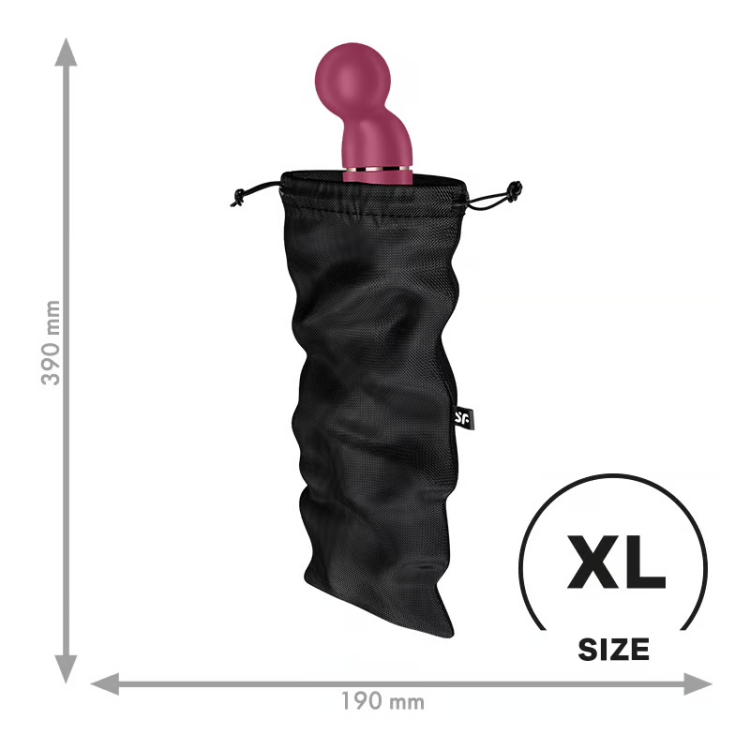 Treasure Bag XL black - woreczek do przechowywania intymnych akcesoriów