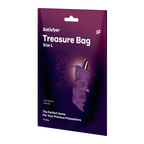 Treasure Bag - L - Violett woreczek do przechowywania intymnych akcesoriów