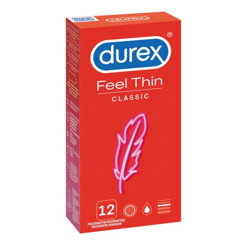 Prezerwatywy Feel Thin Classic 12 szt. - cienkie dla większej wrażliwości