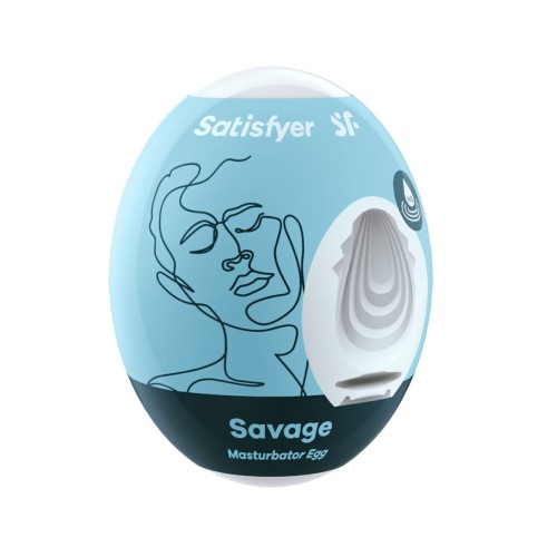 Masturbator  męski jajo Egg Savage - bardzo rozciągliwy