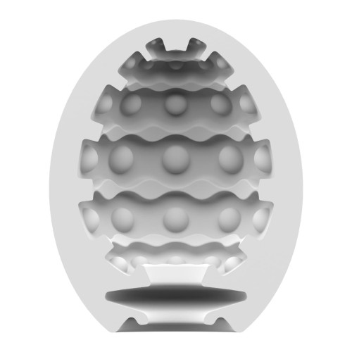 Masturbator męski jajo Egg Bubble - bardzo rozciągliwy