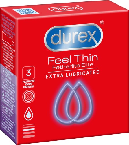 Prezerwatywy Durex Fetherlite Elite 3szt