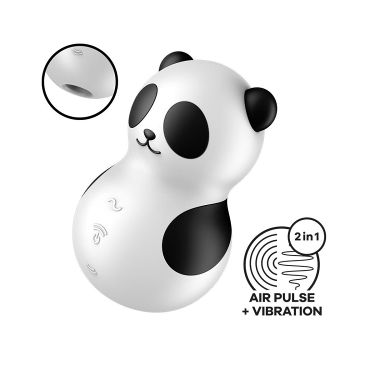 Stymulator łechtaczki Pocket Panda - jednocześnie wibruje i  dmucha