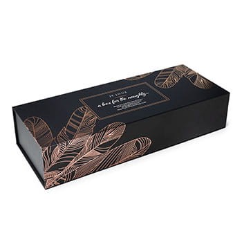 Zestaw idealny na prezent The Naughty Collection mini wibrator,   czarny z elementem różowego złota
