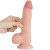 Dildo  8'' mocna przyssawka, z przesuwalną skórą