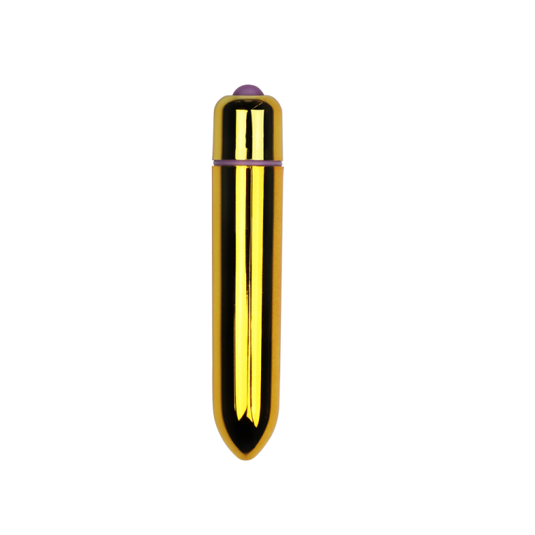 Minimasażer, bullet  X-BASIC 10 cm, złoty, jedna prędkosć