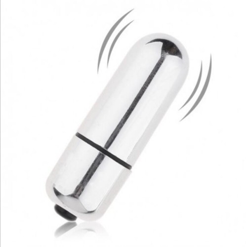 Miniwibrator  X-BASIC mini bullet 10 prędkości, srebrny