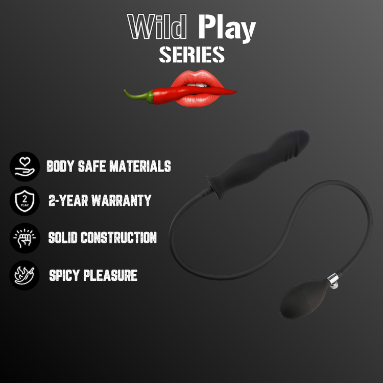 Pompowany korek analny  WILD PLAY