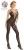 KOMBINEZON CATSUIT SCHWARZ L/XL