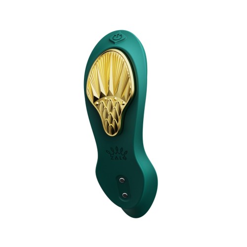 Wibrator do naoszenia  Aya Turquoise Green  - elegancja, stymulacja punktu G i kontrola przez aplikację