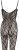 KOMBINEZON CATSUIT SCHWARZ L/XL