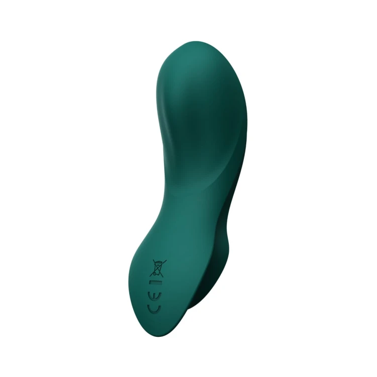 Wibrator do naoszenia  Aya Turquoise Green  - elegancja, stymulacja punktu G i kontrola przez aplikację