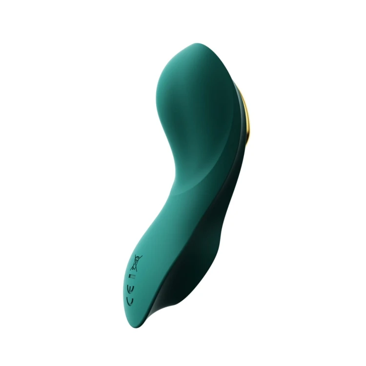 Wibrator do naoszenia  Aya Turquoise Green  - elegancja, stymulacja punktu G i kontrola przez aplikację