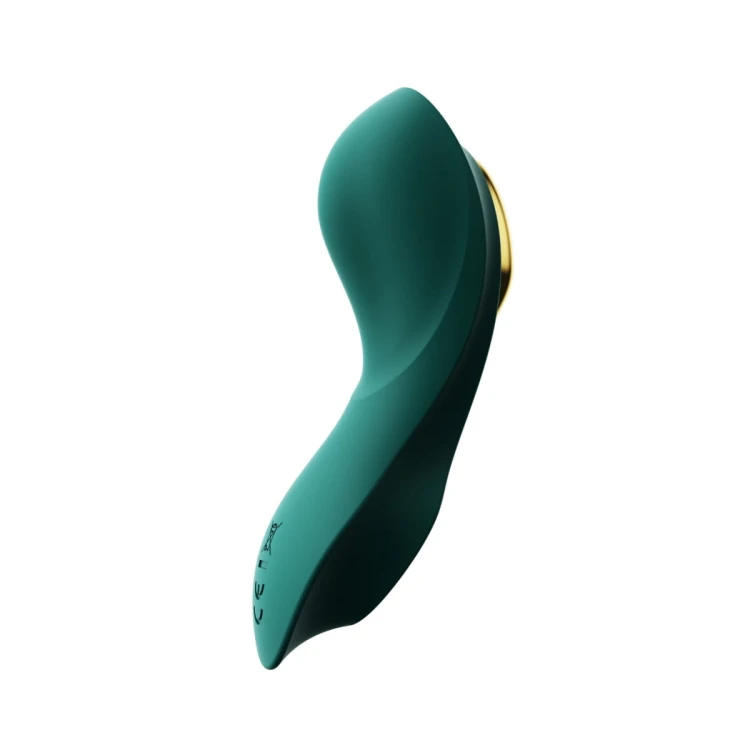 Wibrator do naoszenia  Aya Turquoise Green  - elegancja, stymulacja punktu G i kontrola przez aplikację